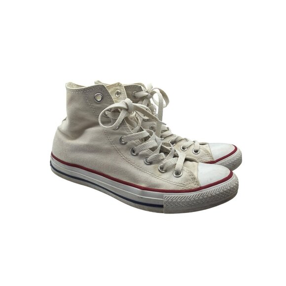 Converse All Star Chuck Taylor women's size 9 shoes white high-top - Picture 1 of 9